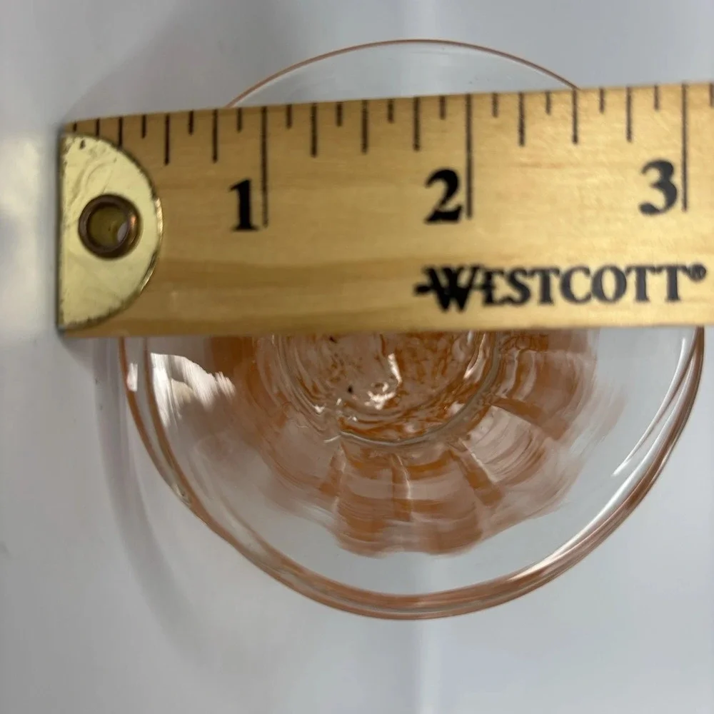 Vintage Swung Vase Orange Swirl Twisted Glass Vase Mid Century Modern MCM Style